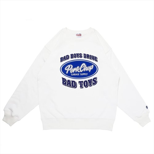 他の写真1: PORKCHOP/BAD TOYS SWEAT（OFF WHITE）［クルーネックスウェット-23春夏］