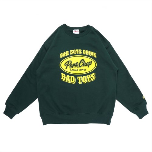 他の写真1: PORKCHOP/BAD TOYS SWEAT（DEEP GREEN）［クルーネックスウェット-23春夏］