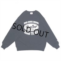 PORKCHOP/BAD TOYS SWEAT（NAVY）［クルーネックスウェット-23春夏］