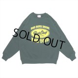 PORKCHOP/BAD TOYS SWEAT（DEEP GREEN）［クルーネックスウェット-23春夏］
