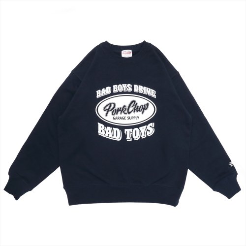 他の写真1: PORKCHOP/BAD TOYS SWEAT（NAVY）［クルーネックスウェット-23春夏］