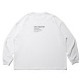 画像2: COOTIE PRODUCTIONS/C/R Smooth Jersey L/S Tee（White）［スムースジャージ長袖T-23春夏］ (2)