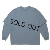 COOTIE PRODUCTIONS/Supima Oversized Cellie L/S Tee（Smoke Navy）［スーピマオーバーサイズセリー長袖T-23春夏］