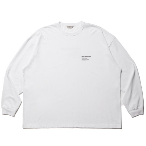 他の写真1: COOTIE PRODUCTIONS/C/R Smooth Jersey L/S Tee（White）［スムースジャージ長袖T-23春夏］