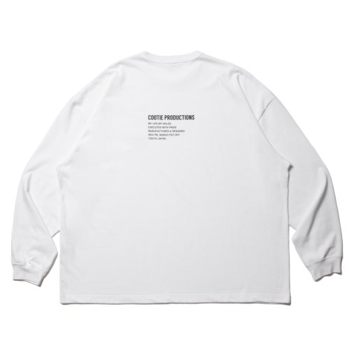 他の写真2: COOTIE PRODUCTIONS/C/R Smooth Jersey L/S Tee（White）［スムースジャージ長袖T-23春夏］