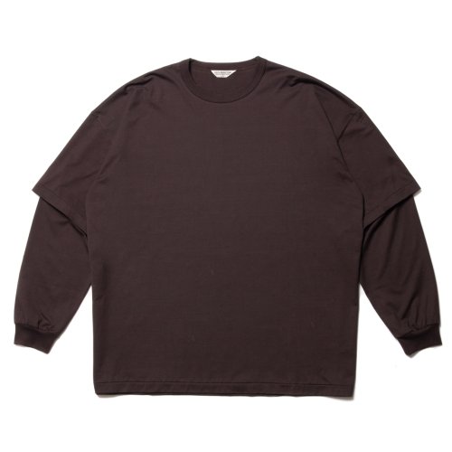 他の写真1: COOTIE PRODUCTIONS/Supima Oversized Cellie L/S Tee（Brown）［スーピマオーバーサイズセリー長袖T-23春夏］