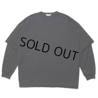 COOTIE PRODUCTIONS/Supima Oversized Cellie L/S Tee（Black）［スーピマオーバーサイズセリー長袖T-23春夏］