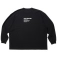 画像2: COOTIE PRODUCTIONS/C/R Smooth Jersey L/S Tee（Black）［スムースジャージ長袖T-23春夏］ (2)