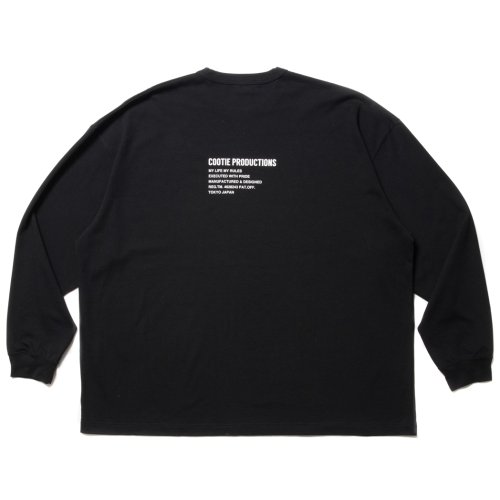 他の写真2: COOTIE PRODUCTIONS/C/R Smooth Jersey L/S Tee（Black）［スムースジャージ長袖T-23春夏］