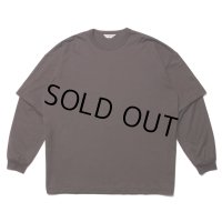 COOTIE PRODUCTIONS/Supima Oversized Cellie L/S Tee（Brown）［スーピマオーバーサイズセリー長袖T-23春夏］