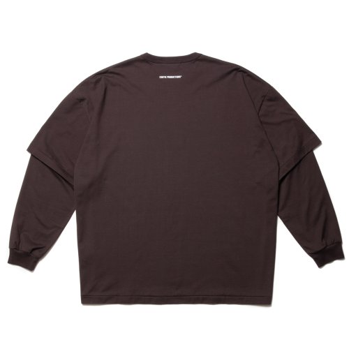 他の写真2: COOTIE PRODUCTIONS/Supima Oversized Cellie L/S Tee（Brown）［スーピマオーバーサイズセリー長袖T-23春夏］