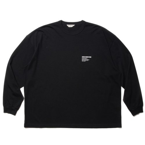 他の写真1: COOTIE PRODUCTIONS/C/R Smooth Jersey L/S Tee（Black）［スムースジャージ長袖T-23春夏］