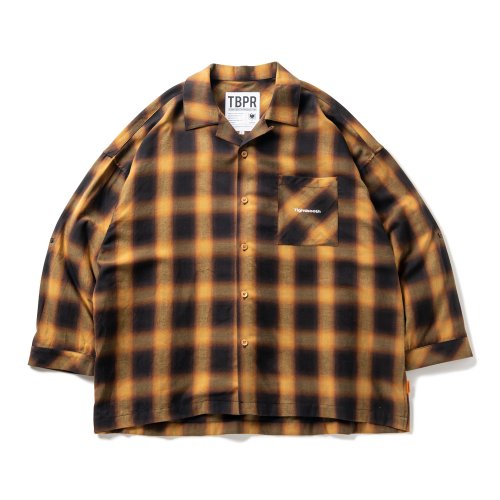 他の写真1: TIGHTBOOTH/PLAID ROLL UP SHIRT（Mustard）［ロールアップシャツ-23春夏］