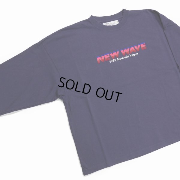 画像2: DAIRIKU/"NEW WAVE" Tee（Purple）［刺繍長袖T-23春夏］