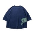 画像2: TIGHTBOOTH/ACID LOGO 3/4 SLEEVE T-SHIRT（Navy） 【30%OFF】［7分袖T-23春夏］ (2)