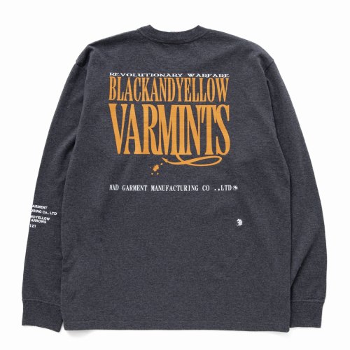 他の写真2: RATS/VARMINTS POCKET LS TEE（CHARCOAL）［プリント長袖T-23春夏］