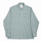 DAIRIKU/Jersey Knit Pullover Shirt（Youth Blue） 【30%OFF】［ジャージニットプルオーバーシャツ-23春夏］