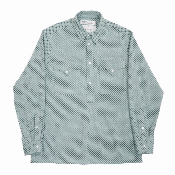 画像1: DAIRIKU/Jersey Knit Pullover Shirt（Youth Blue）［ジャージニットプルオーバーシャツ-23春夏］