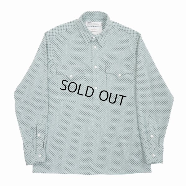 画像1: DAIRIKU/Jersey Knit Pullover Shirt（Youth Blue） 【40%OFF】［ジャージニットプルオーバーシャツ-23春夏］