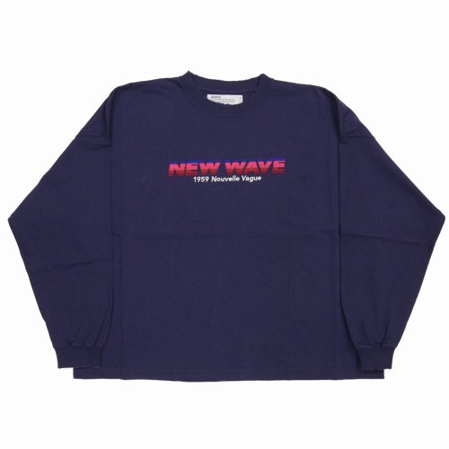 他の写真1: DAIRIKU/"NEW WAVE" Tee（Purple）［刺繍長袖T-23春夏］