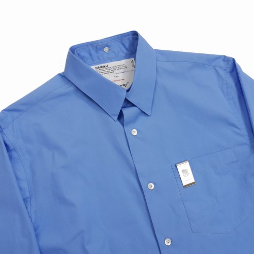 他の写真3: DAIRIKU/"The cincinnati kid" L-S Dress Shirt（Sky Blue）［ドレスシャツwithマネークリップ-23春夏］