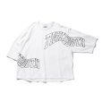 画像2: TIGHTBOOTH/ACID LOGO 3/4 SLEEVE T-SHIRT（White） 【40%OFF】［7分袖T-23春夏］ (2)