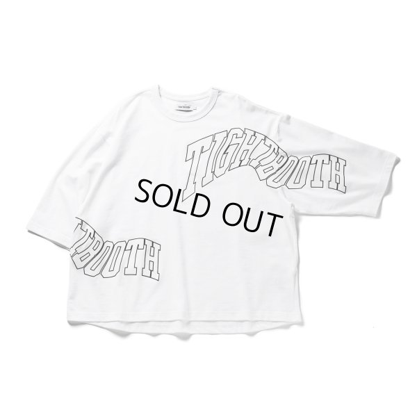 画像2: TIGHTBOOTH/ACID LOGO 3/4 SLEEVE T-SHIRT（White） 【40%OFF】［7分袖T-23春夏］