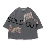 TIGHTBOOTH/ACID LOGO 3/4 SLEEVE T-SHIRT（Black）［7分袖T-23春夏］