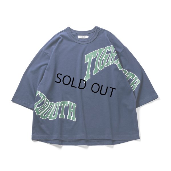 画像1: 【40%OFF】TIGHTBOOTH/ACID LOGO 3/4 SLEEVE T-SHIRT（Navy）［7分袖T-23春夏］