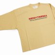 画像2: DAIRIKU/"NEW CINEMA" Tee（Mustard Yellow）［刺繍長袖T-23春夏］ (2)