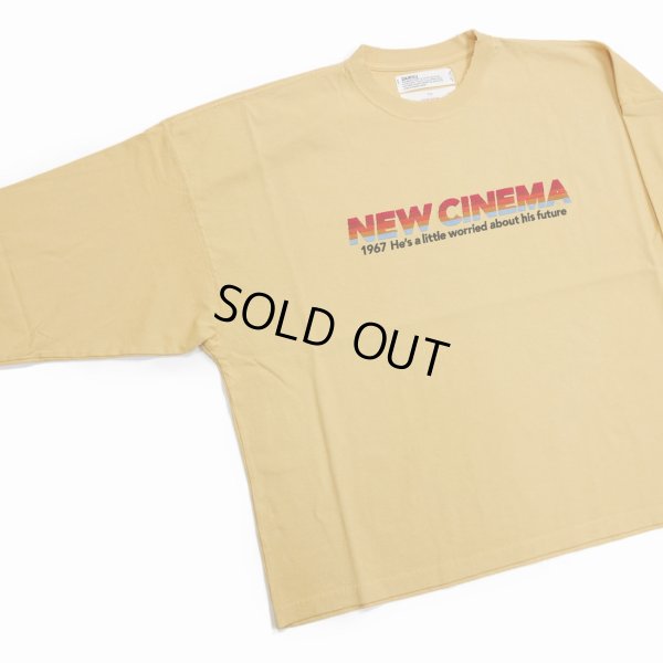 画像2: DAIRIKU/"NEW CINEMA" Tee（Mustard Yellow）［刺繍長袖T-23春夏］