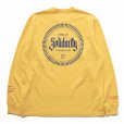 画像2: RATS/SOLIDARITY POCKET LS TEE（YELLOW）［プリント長袖T-23春夏］ (2)