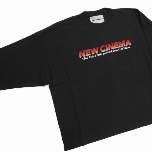 他の写真2: DAIRIKU/"NEW CINEMA" Tee（Black）［刺繍長袖T-23春夏］