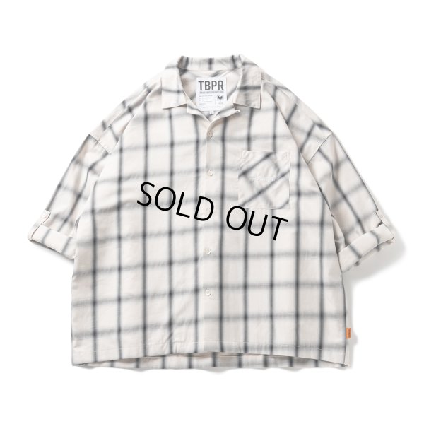 画像2: TIGHTBOOTH/PLAID ROLL UP SHIRT（White）［ロールアップシャツ-23春夏］