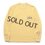 RATS/SOLIDARITY POCKET LS TEE（YELLOW）［プリント長袖T-23春夏］