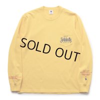 RATS/SOLIDARITY POCKET LS TEE（YELLOW）［プリント長袖T-23春夏］