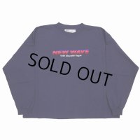 DAIRIKU/"NEW WAVE" Tee（Purple）［刺繍長袖T-23春夏］