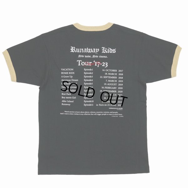 画像2: DAIRIKU/"New" Trim Tee（Black&Yellow） 【40%OFF】［トリムT-23春夏］