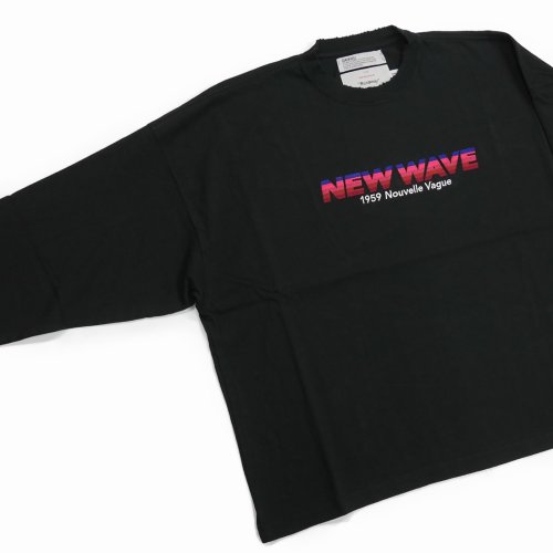 他の写真2: DAIRIKU/"NEW WAVE" Tee（Black）［刺繍長袖T-23春夏］