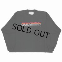 DAIRIKU/"NEW CINEMA" Tee（Black）［刺繍長袖T-23春夏］