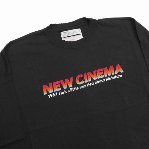 他の写真3: DAIRIKU/"NEW CINEMA" Tee（Black）［刺繍長袖T-23春夏］