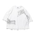 画像1: TIGHTBOOTH/ACID LOGO 3/4 SLEEVE T-SHIRT（White） 【30%OFF】［7分袖T-23春夏］ (1)