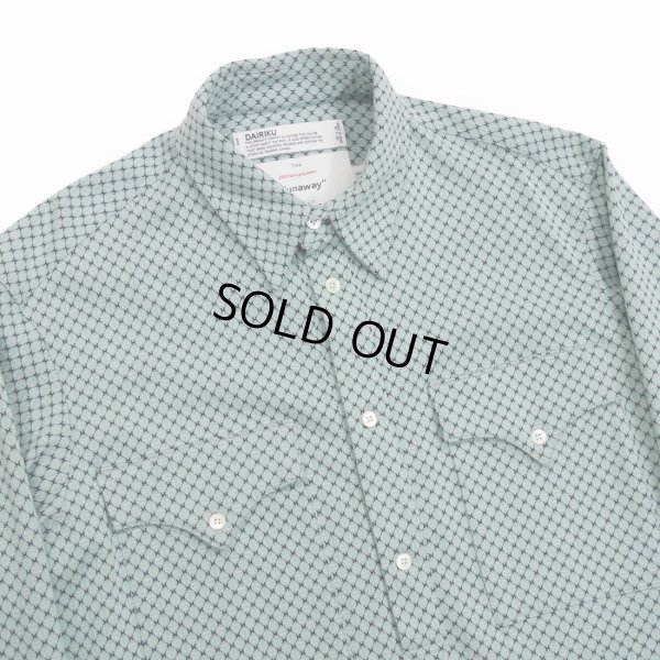 画像4: DAIRIKU/Jersey Knit Pullover Shirt（Youth Blue） 【40%OFF】［ジャージニットプルオーバーシャツ-23春夏］