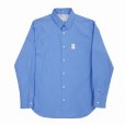 画像1: DAIRIKU/"The cincinnati kid" L-S Dress Shirt（Sky Blue）［ドレスシャツwithマネークリップ-23春夏］ (1)