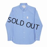 DAIRIKU/"The cincinnati kid" L-S Dress Shirt（Sky Blue）［ドレスシャツwithマネークリップ-23春夏］