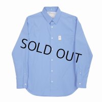DAIRIKU/"The cincinnati kid" L-S Dress Shirt（Sky Blue）［ドレスシャツwithマネークリップ-23春夏］