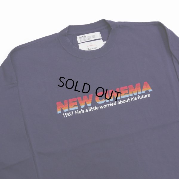 画像3: DAIRIKU/"NEW CINEMA" Tee（Purple）［刺繍長袖T-23春夏］