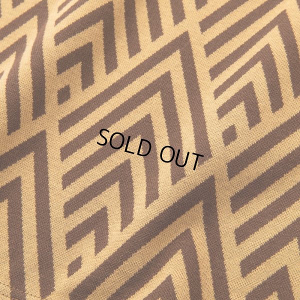 画像3: CALEE/22 Gauge double jacquard wide shilhouette L/S cutsew（Mustard） 【40%OFF】［ダブルジャガード長袖T-23春夏］