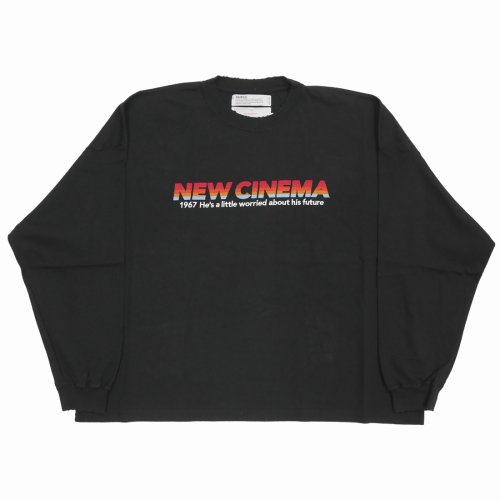 他の写真1: DAIRIKU/"NEW CINEMA" Tee（Black）［刺繍長袖T-23春夏］