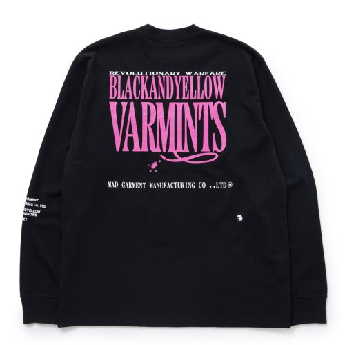 他の写真1: RATS/VARMINTS POCKET LS TEE（BLACK）［プリント長袖T-23春夏］